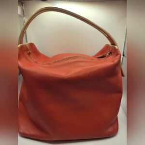 Loewe Leather Coral Bucket Handbag
